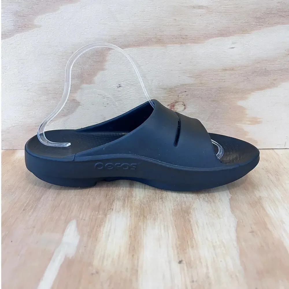 Oofos - Ooahh Sport - Slide Sandals - Black - Men's - 8